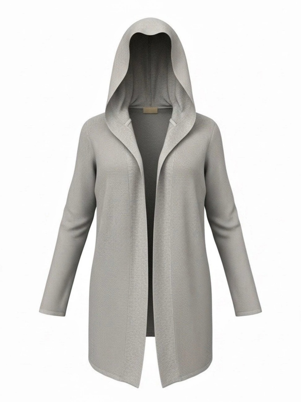 CYRUS The Everyday Hooded Cardigan Gray Knit Size 5